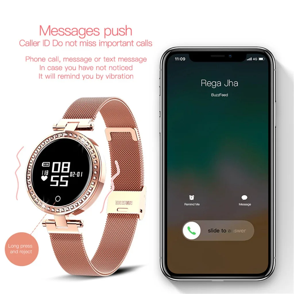 Смарт-часы для мужчин и женщин 2019X10 для женщин, кровяное давление и пульсометр, спортивные Смарт-часы, браслет для Android IOS, дропшиппинг#26