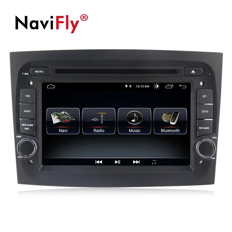 

Navifly Android 8.1 Car Multimedia DVD Radio Player for Fiat Doblo 2015 2016 with BT Wifi Stereo GPS navigation Canbus 2Din