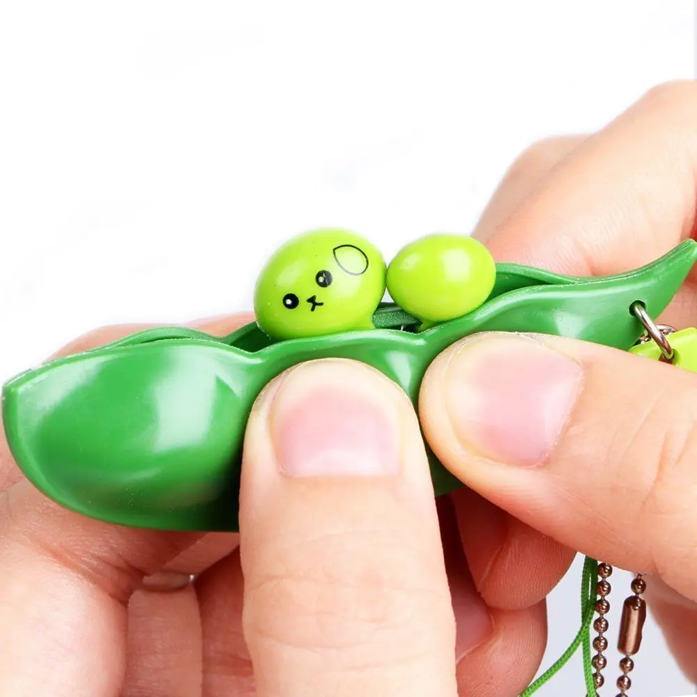 squeezy bean stress toy