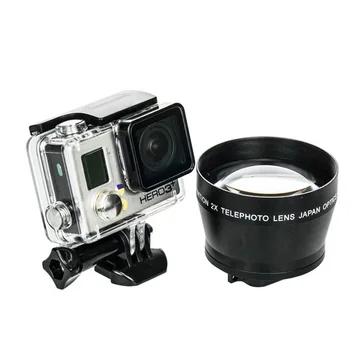

Camera DSLR Accessories Zoom Lens HD Super Telephoto Lens Universal 52mm Professional Digital Camera Lens for Gopro for Xiaoyi