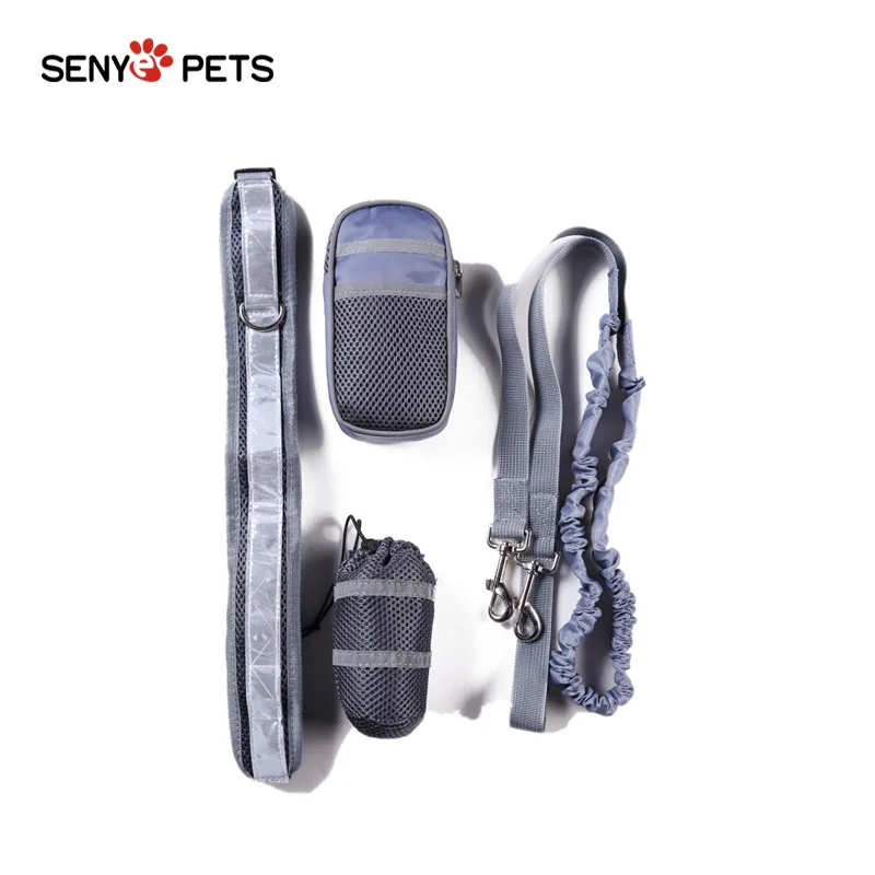 Dog Running Leash Hands Free Sport Style Pet with Phone Holder and Cup DU050 | Дом и сад