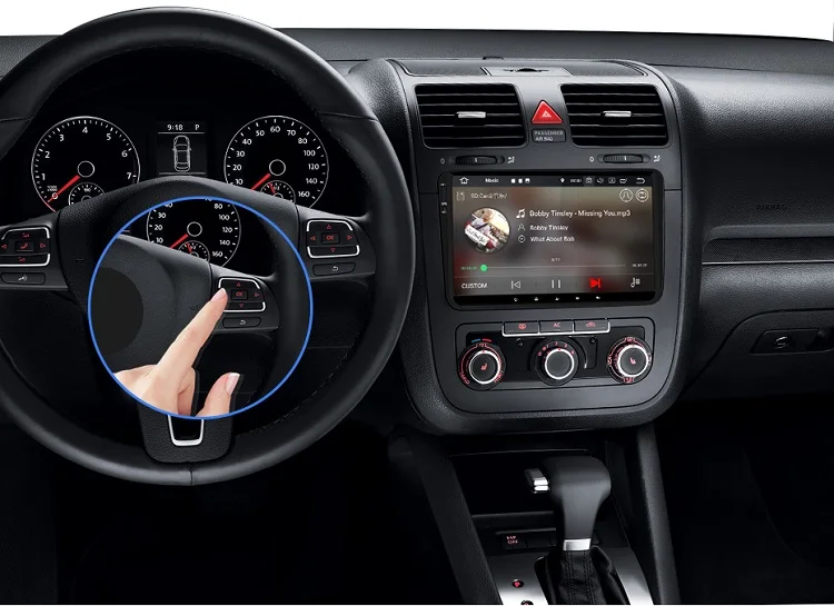 Cheap Isudar Car Multimedia Player GPS Android 9 For VW/Golf/Tiguan/Skoda/Fabia/Rapid/Seat/Leon 8 Core RAM 4GB DSP Auto Radio 1 Din FM 27