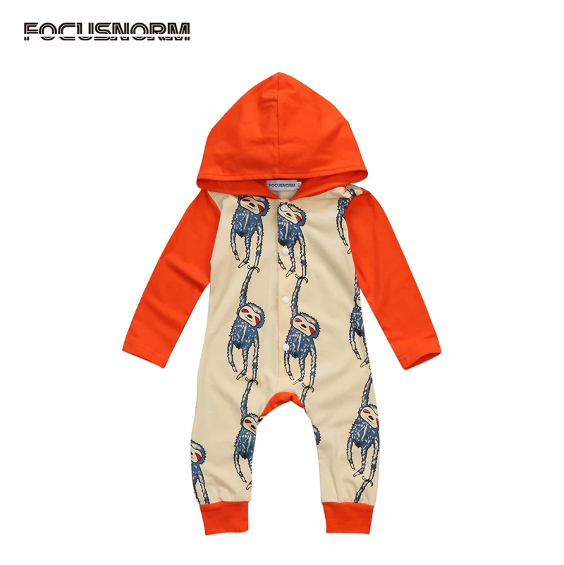 Baby Girl Boy Clothes Blue and Yellow Macaw Bodysuit Romper Jumpsuit Outfits Baby One Piece Long Sleeve