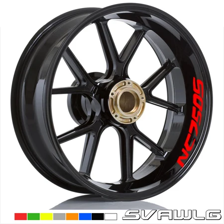 New Motorcycle High Quality 3M Adhesive Wheel Decal Reflective Stickers Rim Stapes For Honda NC750 NC750X NC750S