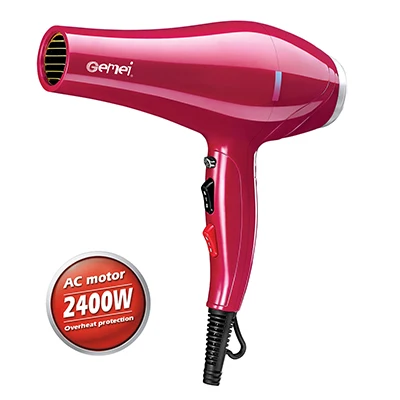 

2400W professional hair dryer blow hot air style with Nozzles hot cold air speed adjust Salon Hair Styling Tool 220-240v Voltage