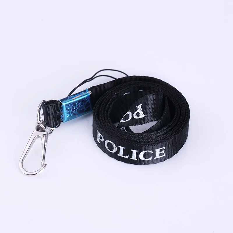 1 шт Северный волк пользовательские светоотражающие шнурки открытый свисток выживания оборудования светящиеся шнурки - Цвет: Police custom