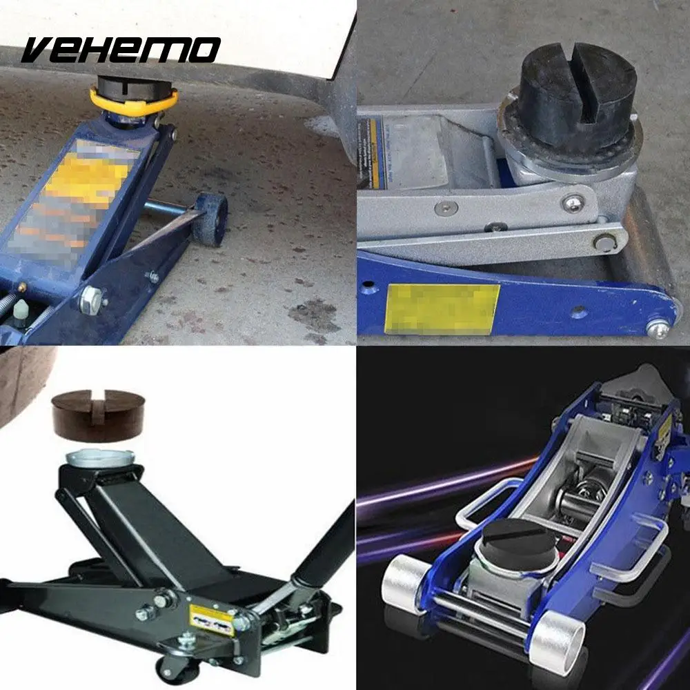 

Black Practical Durable Jack Stand Automobile Power Tool Maintenance Floor Jacking Pad Adapter Spare Car Repair