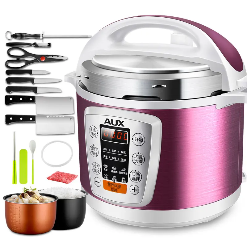 

Electric pressure cooker 5L smart intelligent rice cooker Household 0-24 hours non-stick soup stew pot Keep warm 220V EU US