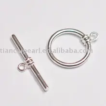 925 серебро основной стиль Переключить clasp15mmx25mm Jewelry Интимные аксессуары изделий фитинги