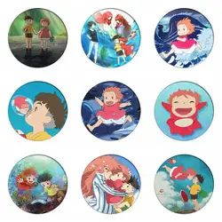 1 шт. Ponyo на скале значок косплея Хаяо Миядзаки роль Милая брошь шпильки коллекция значки для рюкзаки одежда