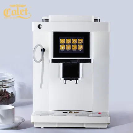 CLT-Q007 сенсорный экран интеллектуальная бариста кофемашина полностью автоматическая итальянская эспрессо one touch Capuccino латте эспрессо - Цвет: White