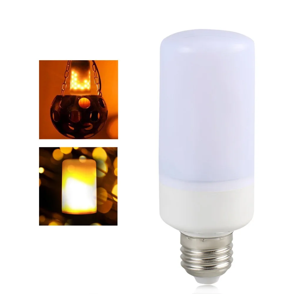 E27 E14 LED brennen des Lichts Flimmern Flamme Lampe Feuer Party Dekor Lampe