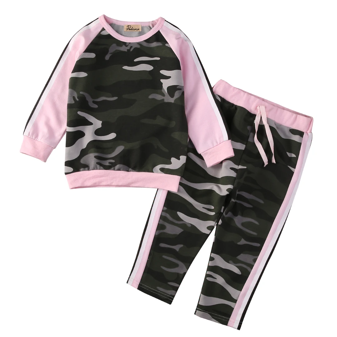 childrens pink camouflage clothing