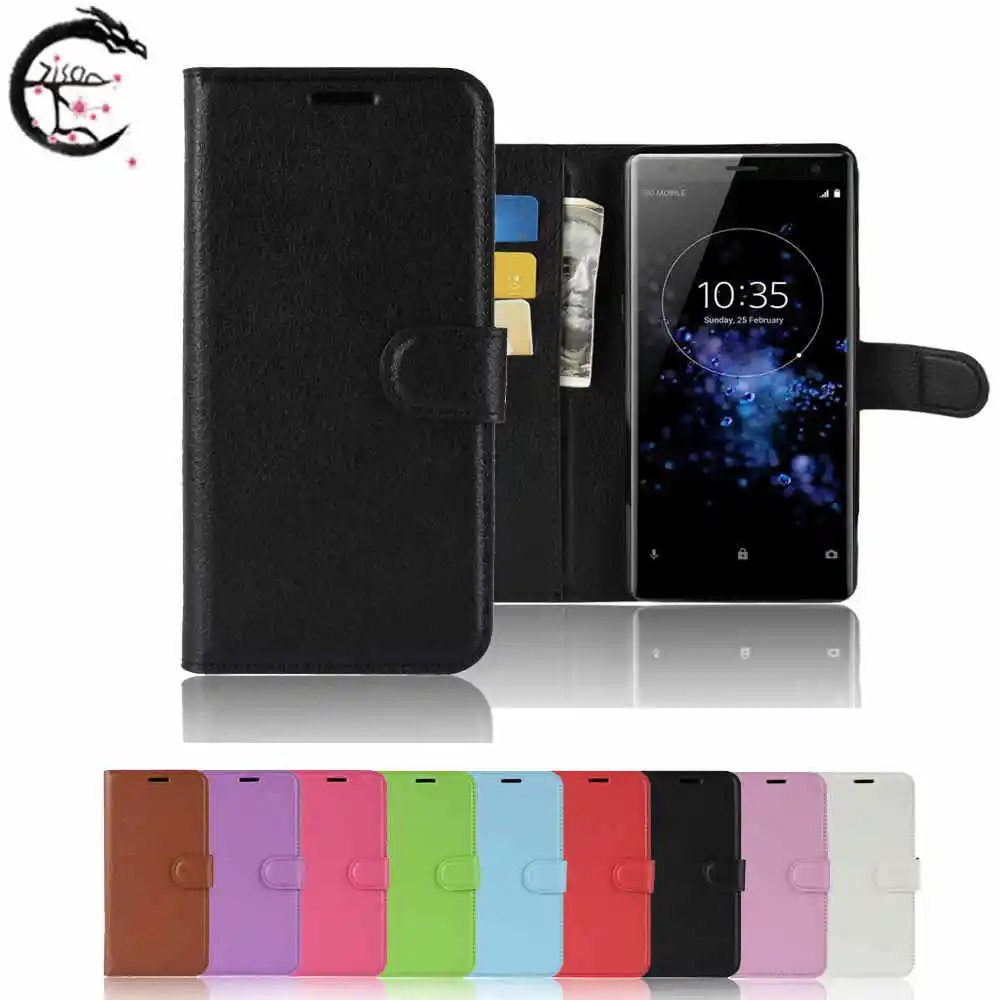 Кожаный чехол для Sony Xperia XZ3 H9493 H8416 PF42 H9436 флип-чехол телефона чехлы-бумажники с