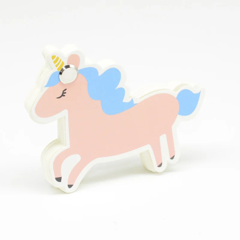 Kawaii канцелярские принадлежности Papeleria Липкие заметки милый Единорог блокнот для