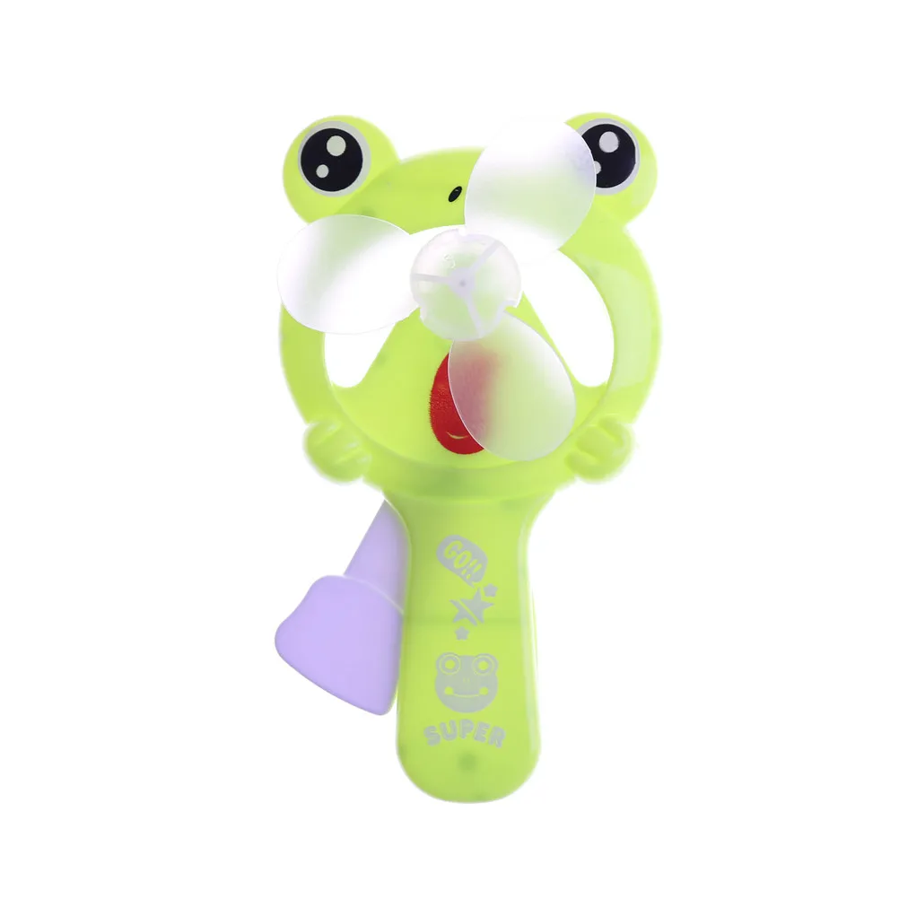 

Lovely Frog Fan Portable Hand Held Desk Humidification Cartoon Handheld Ventilador Mini Handheld Water Mist Fan