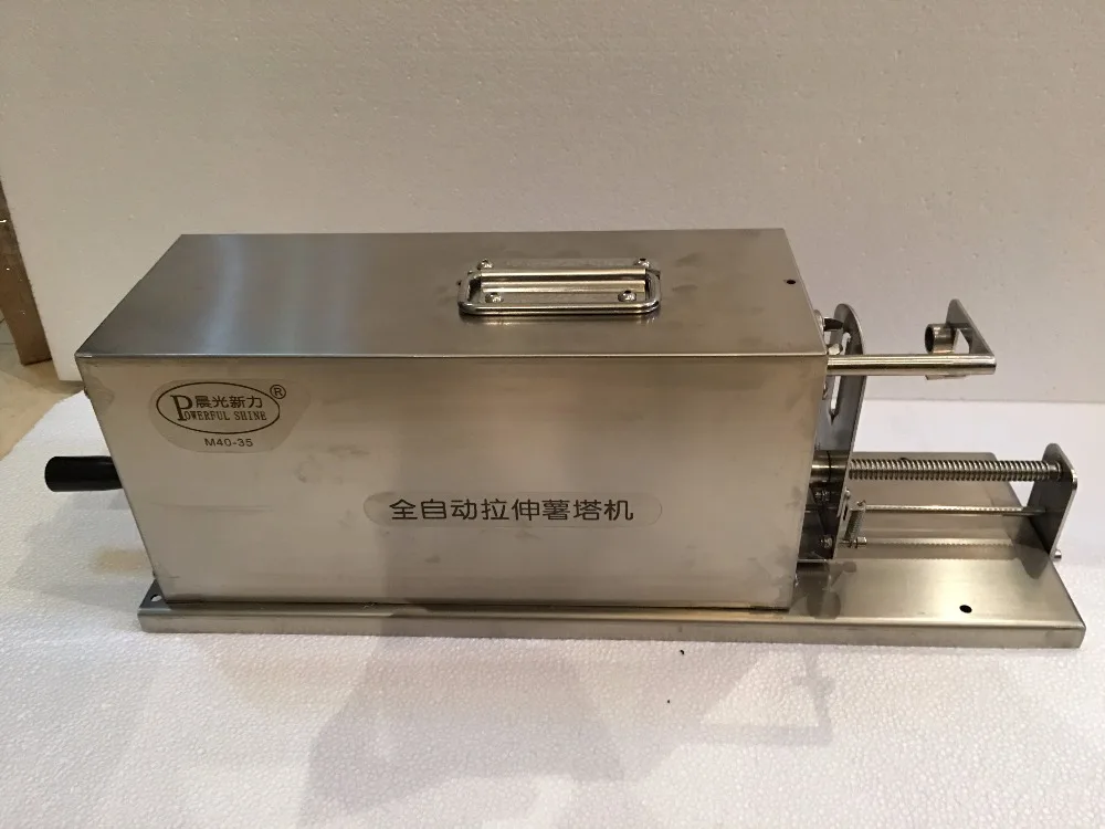Special Price Automatic stretch Tornado potato machine,potato spiral cutting machine potato cutter machine potato chip machine Hand shake type
