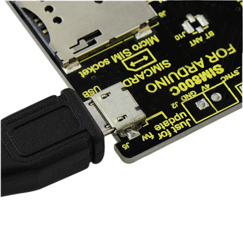 Экран Keyestudio SIM800C GPRS GSM с антенной для Arduino UNO R3 / Mega 2560|Аксессуары демонстрационных