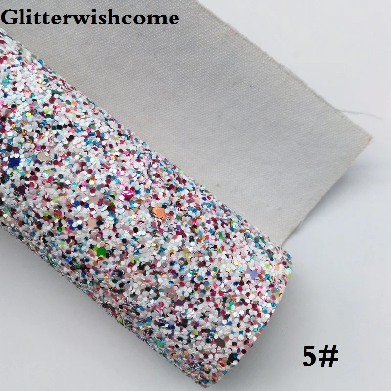 Glitterwishcome 21X29 см A4 Размеры виниловые обои для банты с эффектом блестящей кожи тканевый Виниловый фон для банты, GM082A