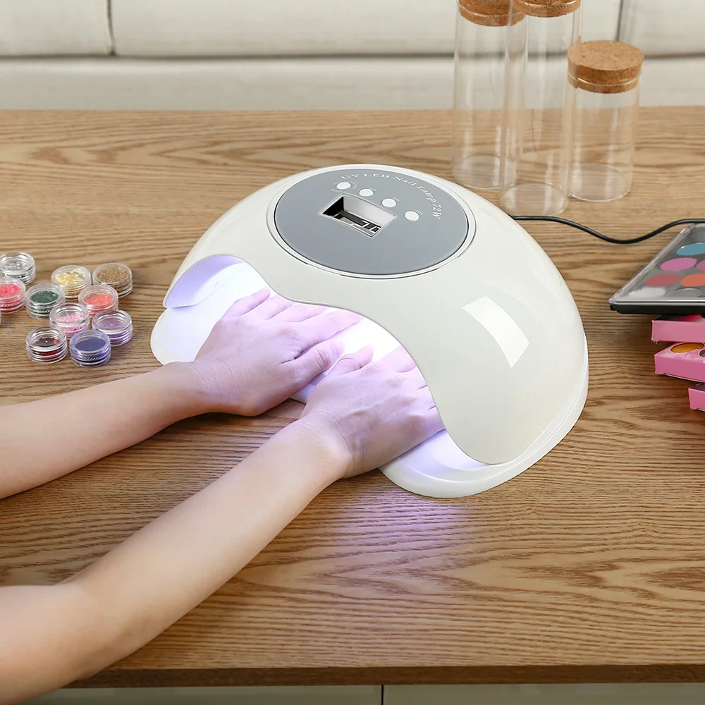 

BQ 72W Nail Dryer 36 LEDs UV LED Manicure Tool Curing Nail Gel Dryer Lamp For Home Salon with 10/30/60/99 Seconds Timers