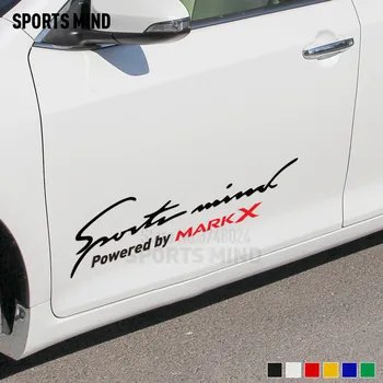 

2 Pieces Customization Sports Mind Car Styling automobiles Car Sticker Decal For Toyota mark x reiz exterior accessories
