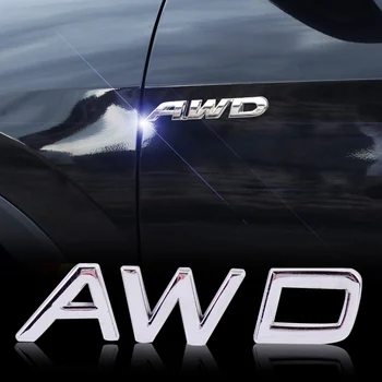 

CITALL 3D Metal AWD Badge Emblem Sticker Decal Fit for Car Auto All Wheel Drive SUV Off Road Car Styling