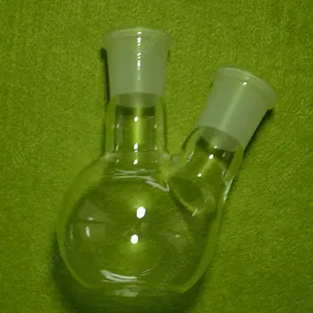 

150ML 2-neck Boiling Plat Bottom Flask,heavy Wall,with 24/29 Joint,lab Flask
