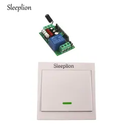 Sleeplion 220 В 110 В 10A реле 1ch дома Беспроводной настенный выключатель передатчик лампа загорается ON/OFF