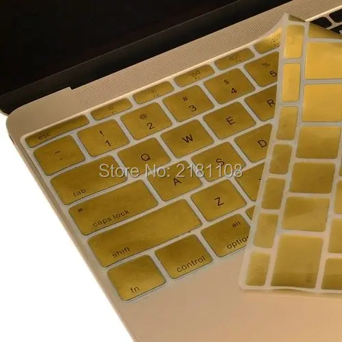 2 шт./лот силиконовая клавиатура Обложка кожи для нового Macbook 1" с retina модель A1534 США Версия