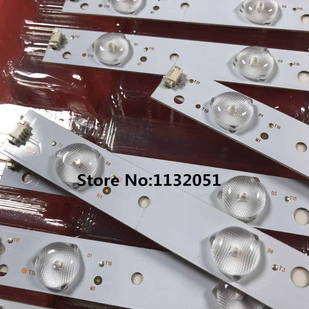 

10Pieces/lot FOR Hai er LE48F3000W/LED48U3300 LCD backlight LED48D8/LED48D7-ZC14-01 100%NEW