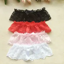 Женское белье сексуальное Косплэй Свадебная вечеринка невесты принцесса Кружево цветочный подвязки с лентой лук пижамы Интимные аксессуары