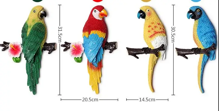 Домашнее украшение на стену попугай, Красивые Подвесные поделки