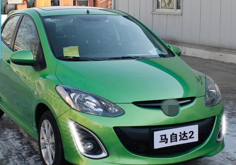 

wholesale For Mazda 2 2012 2013 2014 Driving DRL Daytime Running Light fog lamp Relay LED 12V Daylight car styling free shipping