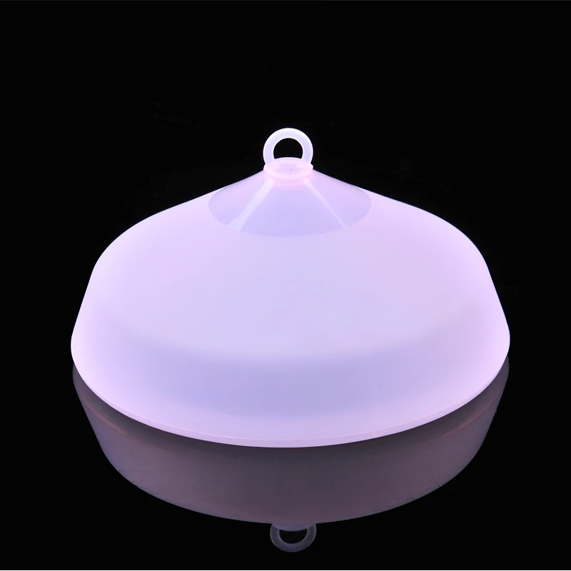 Пылезащитная силиконовая крышка для еды Migecon, нагревательная Крышка для микроволновой печи, холодильник, кухонный гаджет, аксессуары для кухонной посуды - Цвет: Pink Small Circle