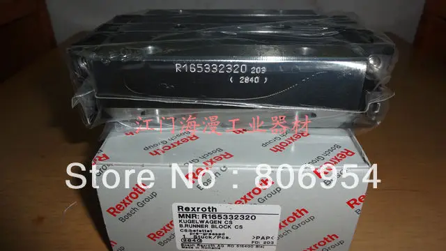 NEW IN BOX REXROTH R165331220 RUNNER BLOCK BALL CARRIAGE LINEAR BEARING