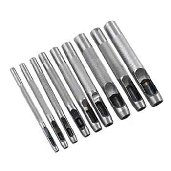 

Leather Belt Gasket Hollow Hole Punch/ Cutter Tool (9 Pieces)