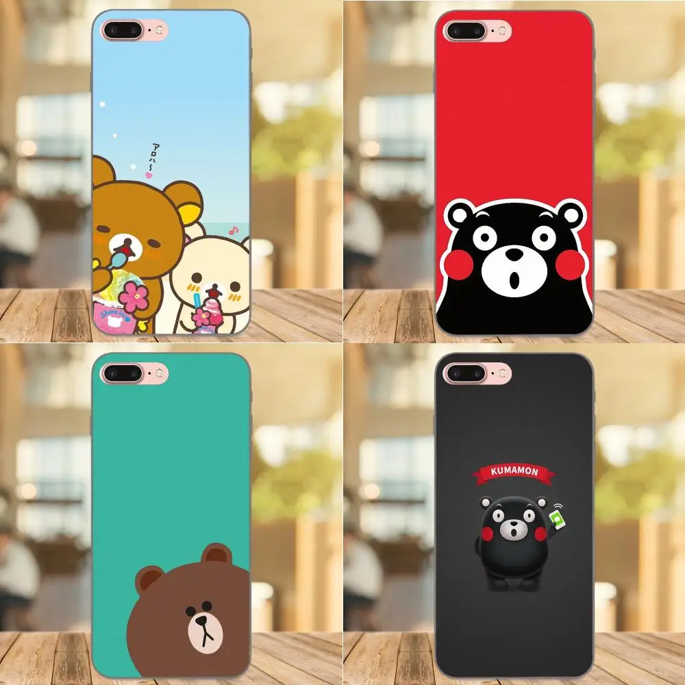 Милый мягкий чехол для телефона с изображением медведя Kumamon Xiaomi Redmi Note 2 3 4 4A 4X 5 5A 6 6A