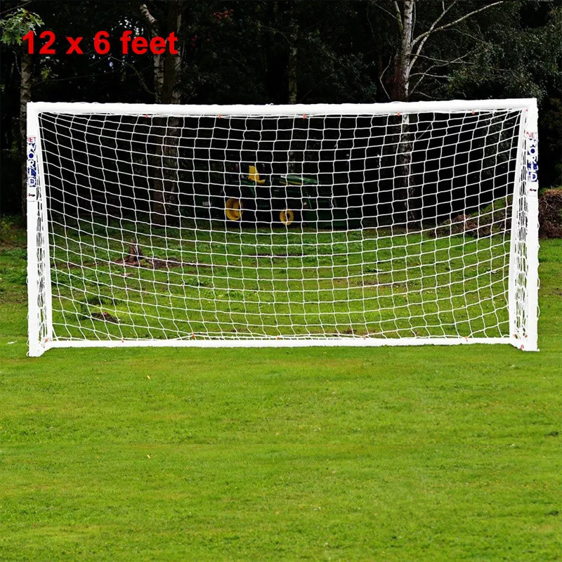 12 x 6FT Full Size Portable Football Soccer Nets Durable ...