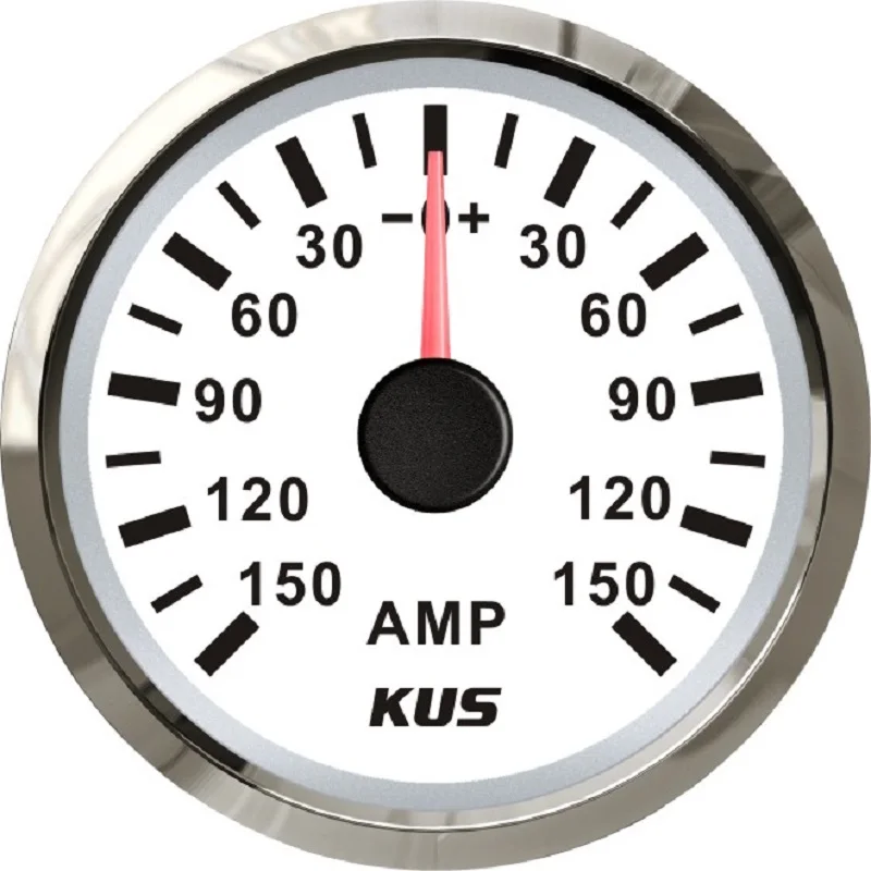 KUS 52MM Universal Boat Car Ammeter AMP Meter Gauge 150A With Current