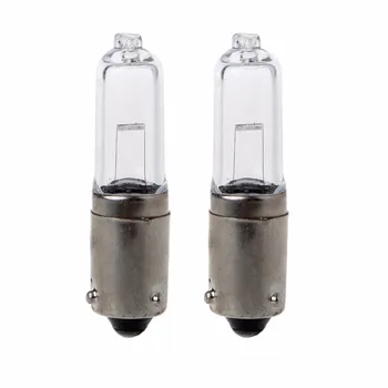 

HNGCHOIGE 2pcs 1156 BAY9S H21W Halogen Light Bulb Backup Indicator Fog Auto Car Lamp White Lights 12V 1.9A 250LM