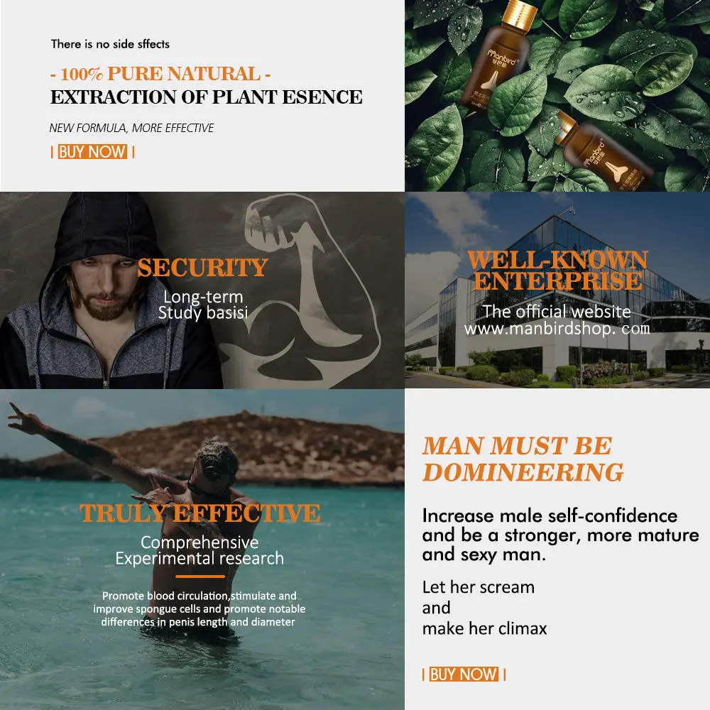 Manbird Men Penis Enlargement Cream Essential Oil Gel Pills Big Dick Increase Erection Enhancement Thicken Growth Sex Time Delay