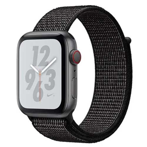 Ремешок для Apple Watch, ремешок для Apple Watch 5, 4, 44, мм, 42 мм, iwatch band 3, 2, 5, 42 мм, 38 мм, Спортивная петля, correa, нейлоновый ремешок для часов - Цвет ремешка: flash black