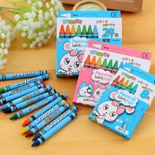 1 упаковка Kawaii Носки с креативным мультяшным Животные 8/12/24 Цвета нетоксичный карандаш масляная живопись для детей школьного возраста, пастельные карандаши для рисования