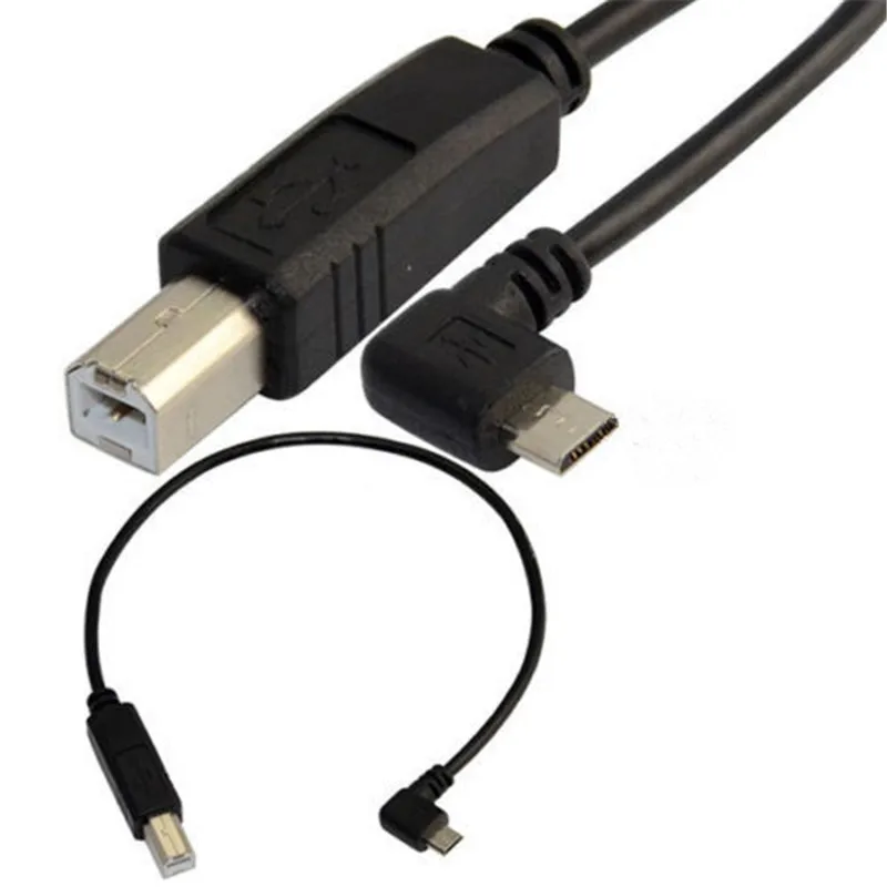 USB 2 0 B штекер к Micro 5 pin Мужской прямоугольный кабель 25 см | Компьютеры и офис