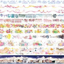 Cat/rabbit/bottle/make Up/cloud Masking Tape Scrapbooking Washi-tape Flower Vintage Papeleria School Tools Japanese Stationery