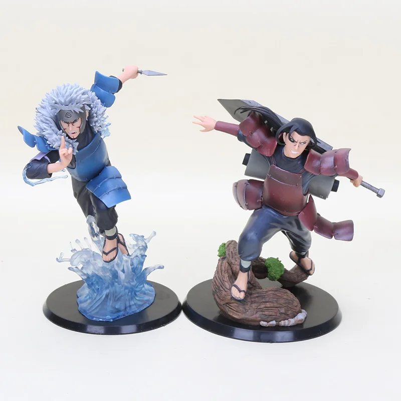 

15-19cm Naruto Shippuden Senju Tobirama Senju Hashirama PVC Action Figure Model Toy Naruto Action Figure toys