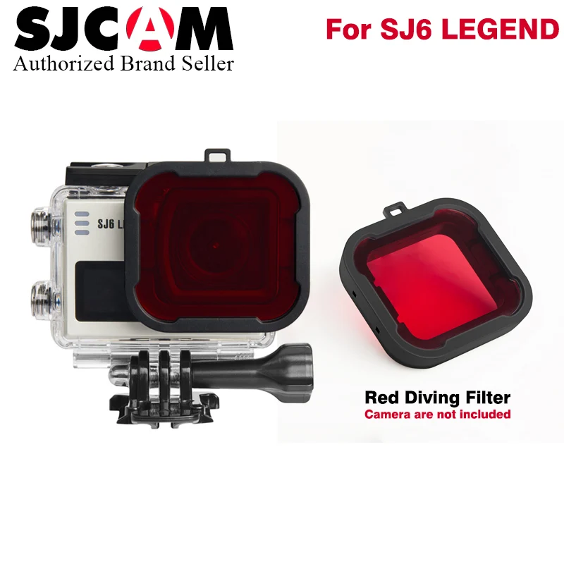 SJ6 Legend Accessories Dive Filter Red Underwater Diving Lens Filtro