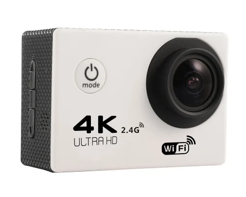 Ультра HD Экшн-камера F60/F60R 4 K/30fps 16MP WiFi 170Dgree шлем камера Подводный 30m Дайвинг Водонепроницаемая Спортивная камера - Цвет: White