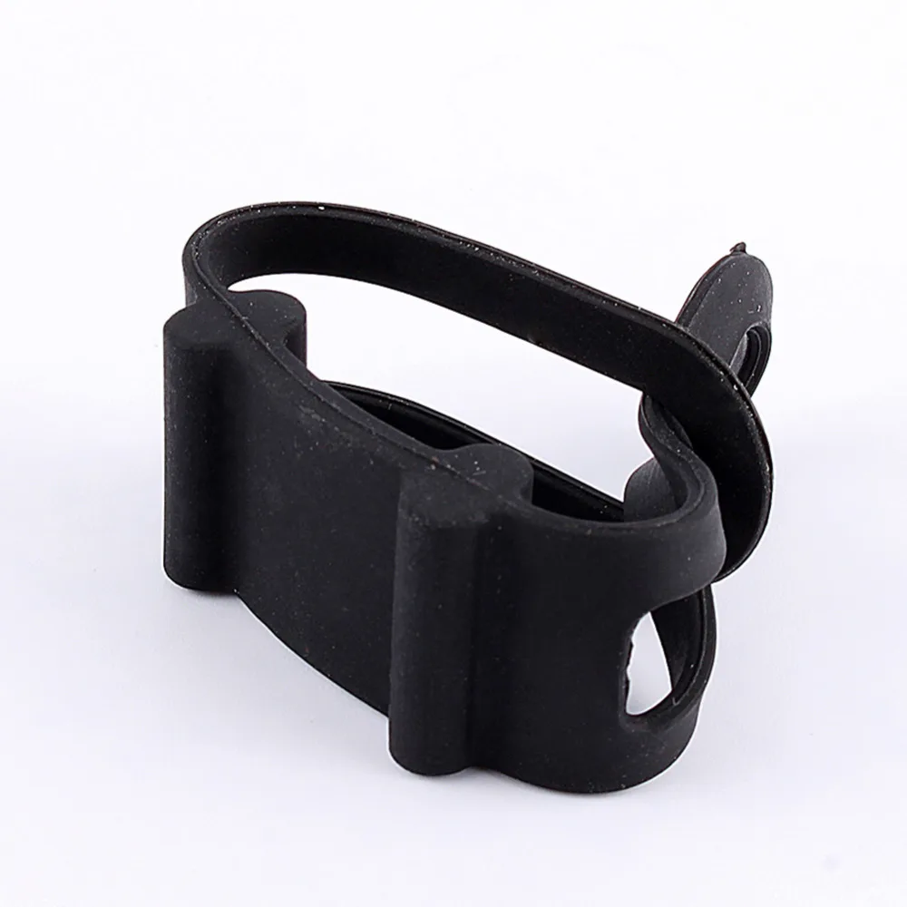 Excellent 1 Pair Bike Front Light Holder Handlebar Strap Silicone Elastic Tie Rope Cycling Torch Flashlight Bandage 5
