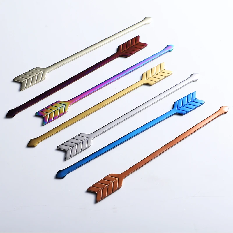 

1 Pcs 304 stainless steel fruit dessert fork arrow shape forks